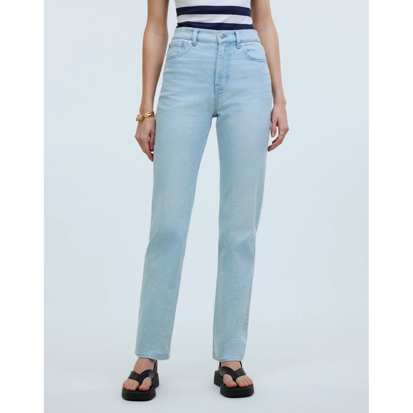 Madewell Denim - Madewell Light Blue Straight Leg Jeans